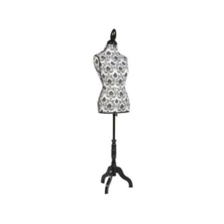 Flower Fork - Zimtown Female Mannequin Torso Dress Clothing Form Display Sewing Mannequin Tripod Stand Black