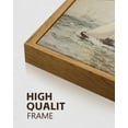 thumbnail image 5 of Drsoum Vintage Sailboats Sea Landscape Wall Art Fishing Boat Classic Wall Prints Modern Farmhouse Kitchen Bathroom Office Decor - 8x10in Nature Framed, 5 of 5