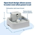 thumbnail image 5 of PetSafe Oasys 1/2 Gallon Pet Fountain, Dog and Cat Automatic Water Bowl - For Small Pets, 5 of 8