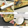 thumbnail image 3 of Rooster Kitchen Rug, Farmhouse Kitchen Rugs and Mats Set of 2, Kitchen Sets Low-Profile Washable Floor Mat for Home Kitchen Decor - 17x29 and 17x47 Inch, 3 of 6