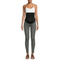 thumbnail image 4 of Time and Tru Women's Maternity Leggings with Full Panel and Heavy Weight Ponte, 4 of 6
