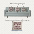 thumbnail image 6 of 18" x 18" Simply Daisy Beach House Best House Indoor/Outdoor Pillow, Maroon Red Qty 1, 6 of 6