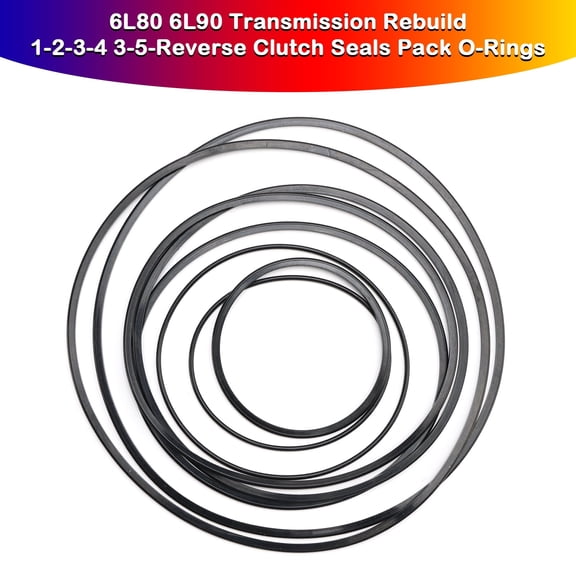 6L80 6L90 Transmissi​on Rebuild 1-2-3-4 3-5-Reverse Clutch Seals Pack O-Rings