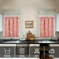 thumbnail image 4 of Kitchen Curtains 36 Inch Short - 3 Panel Set Banana Print, Rod Pocket Window Curtains 100% Polyester, Tropical Fruit Valance for Farmhouse, Cafe, Living Room, Bedroom, Easy Wash, 4 of 6