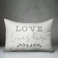 thumbnail image 3 of Creative Products Love lives here 14x20 Spun Poly Pillow, 3 of 3