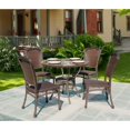 thumbnail image 2 of ERGODE Exquisite 5-Piece Outdoor Dining Set with Bronze Finish and Umbrella Option, 2 of 2