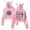 Pink, variant on 2hollis The Star Tour 2025 Hoodie Cat Ears Hooded Sweatshirt Long Sleeve Crop Top Women's Clothes