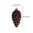 thumbnail image 7 of KCEHTA 8PCS Christmas Pine Cone Ornaments, Pine Cone Ornaments for Christmas Tree, Glitter Pinecone Christmas Ornaments for Xmas Tree Fall Thanksgiving Decorations, 7 of 7