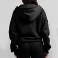 thumbnail image 4 of Yievot Hooded Sweatshirts for Women Casual Full Zip Long Sleeve Sport Sweatshirt with Pockets Relaxed Fit Fall Winter Jackets for Women, 4 of 6