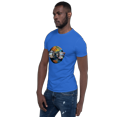 thumbnail image 3 of World View with Globe - Short-Sleeve Unisex T-Shirt (Royal, XL), 3 of 6