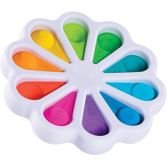 Push Pop Toys, Simple Dimple Fidget Toy, Push Up Bubble Antistress Toys for Adults and Children, Sensory Calm Squeeze Toys, Color Recognition Educational Toys