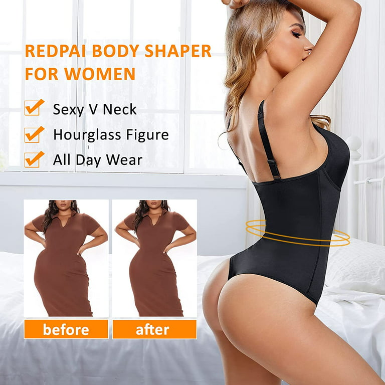 Thong Shapewear Bodysuit with Built in Bra Women For Women Slimming Body  Shaper
