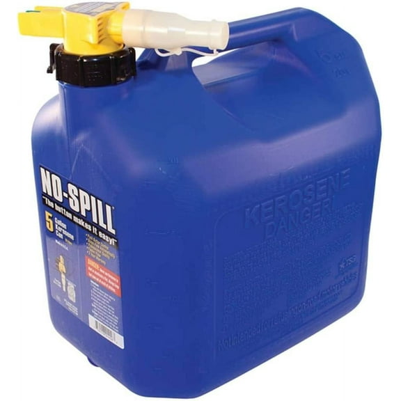 No-Spill 1456 5-Gallon Poly Kerosene Can CARB & EPA Approved