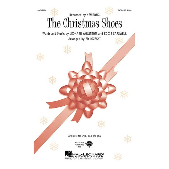 Hal Leonard The Christmas Shoes ShowTrax CD by NewSong Arranged by Ed Lojeski