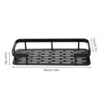thumbnail image 4 of 1pc, Bathroom Storage Rack, Sticky Storage Rack, No Drilling, No Drilling, Anti-rust Aluminum Alloy Wall Hanger, Waterproof, Anti-rust, Strong Load-bearing, Used For Placing Shampoo, Shower Gel, Etc., 4 of 4