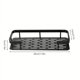 thumbnail image 4 of 1pc, Bathroom Storage Rack, Sticky Storage Rack, No Drilling, No Drilling, Anti-rust Aluminum Alloy Wall Hanger, Waterproof, Anti-rust, Strong Load-bearing, Used For Placing Shampoo, Shower Gel, Etc., 4 of 4