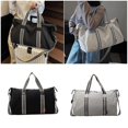thumbnail image 2 of Sports Gym Bag for Women Girls Travel Duffle Bag Lightweight Carry on Weekender Bag Water Resistant Overnight Bag Gifts Gray, 2 of 4