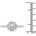 thumbnail image 4 of 1-1/4 Carat T.W. Diamond Single Halo 14kt Yellow Gold Engagement Ring, 4 of 5