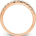 thumbnail image 2 of 14K Rose Gold Lab Grown Diamond Si1/Si2, G H I, 1Ct Wedding Band (Size 9) Made In India rm4227b-100-9rlg, 2 of 5