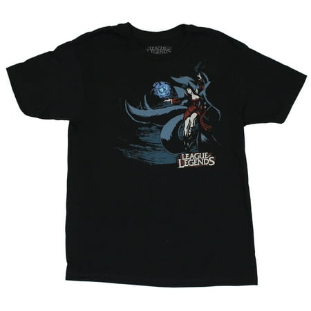 League of Legends Mens T-Shirt  - Ahri Original Splash Art (League Of Legends Best Top Laners)