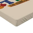 thumbnail image 2 of Ambesonne Emoji Fitted Sheet, Classic Collage Themed Motif, Queen Size, Champagne and Multicolor, 2 of 3