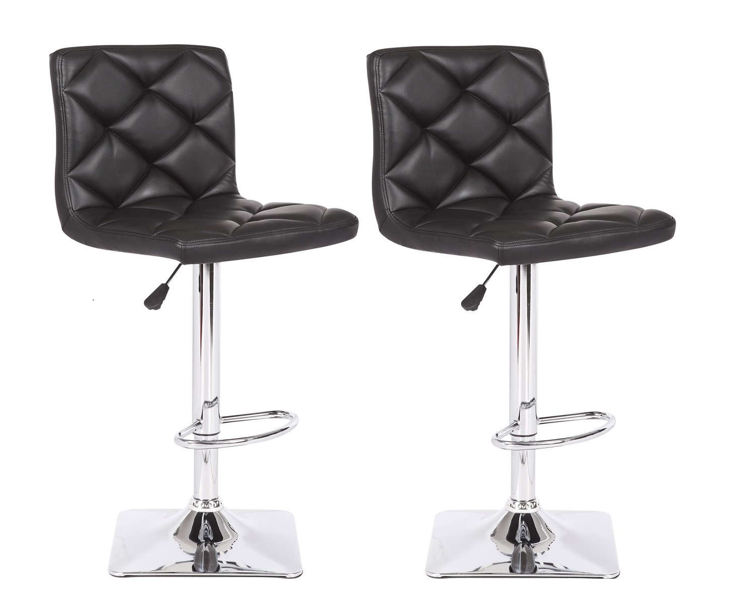 Uspridefurniture Valarie Adjustable Height Swivel Bar Stool