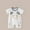 White#01, variant on TMOYZQ Baby Boy Girls Outfits Short Sleeve Jumpsuits Cute Print Toddler Summer Cotton Romper Clothes