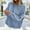Blue, variant on Womens Knitted Sweaters Fashion Braided Sleeve Solid Pullover Top Oversized Crew Neck Long Sleeve Sweatshirts Casual Street Sweater 2025 Fall Clothing