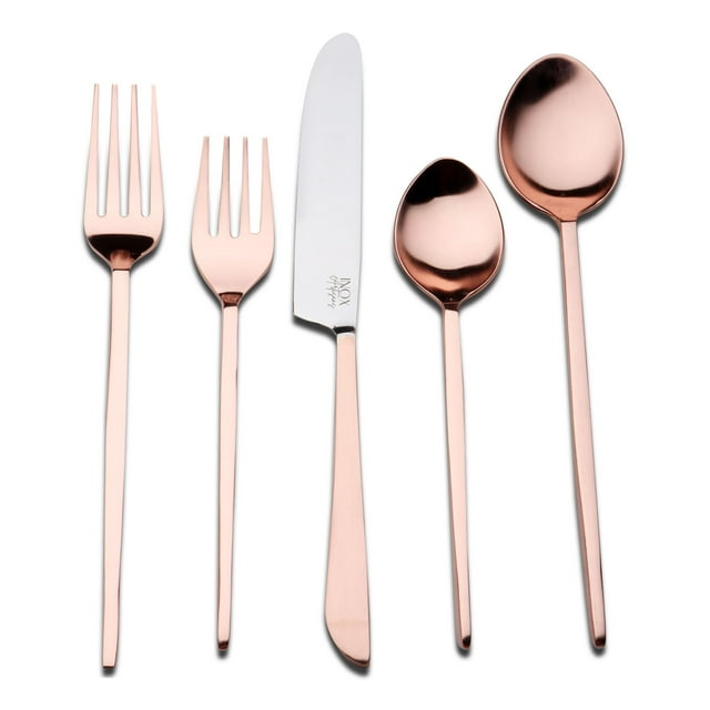 Ensemble de Couverts en Cuivre Miel Fairfax 20 Pcs (Sert 4)