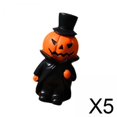 thumbnail image 1 of 5 Figuras De Calabazas En Miniatura De Halloween Para Mesa, 1 of 10