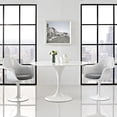 thumbnail image 4 of Modern Contemporary Kitchen Dining Armchair Set of Two Gray, 4 of 4