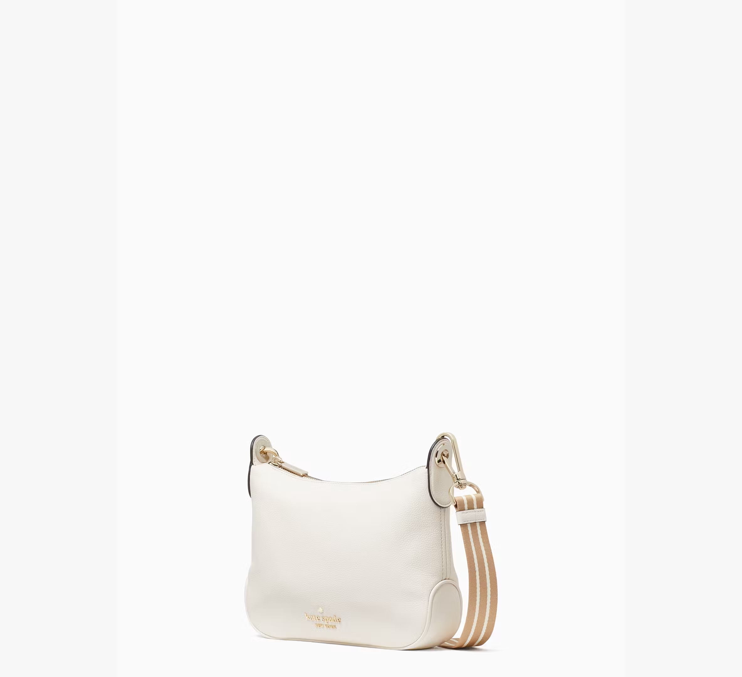 Kate Spade Rosie Small Pebbled Leather Crossbody Bag WKR00630 $349 (Parchment)