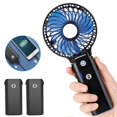 thumbnail image 1 of Ventilador portátil de mano xasla con 2 baterías de 5200 mAh, 1 of 6
