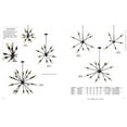 thumbnail image 2 of Elk Home Delphine 12-Light Satin Brass Modern Chandelier, 2 of 5