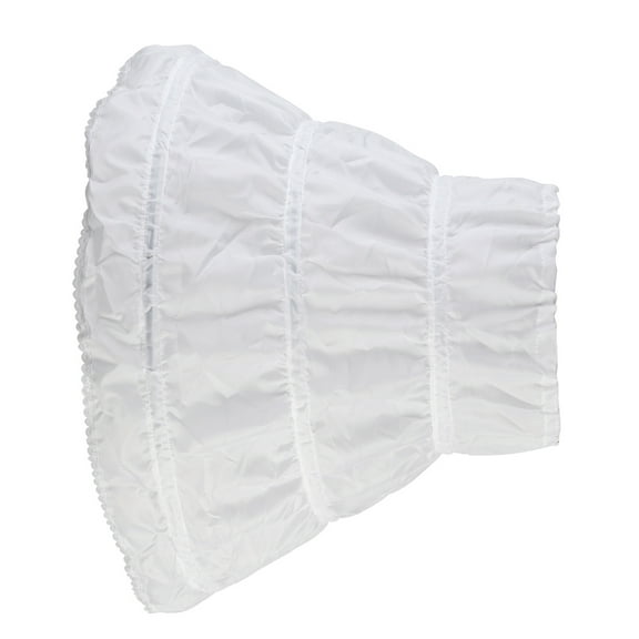 FRCOLOR Girls' Petticoat Crinoline Tulle Tutu Skirt Party Baby Dress Child White