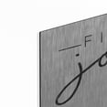 thumbnail image 2 of Luxe Metal Art 'Find Joy' by Jaxn Blvd, Metal Wall Art, 24"x16", 2 of 8