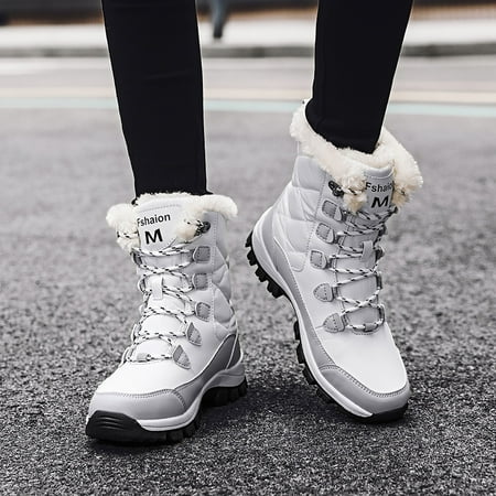 

Women s Thick Soled Mid-Calf Snow Boots Winter Thermal Insulated Snow Shoes Women s Footwear