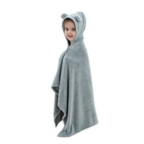SILVERCELL Hooded Towel for Kids,26×47Inch Bath Towel Ultra Soft Hooded Towel Wrap for Boys Girls, Highly Absorbent Bathrobe Blanket Gifts for Toddlers Shower