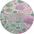 thumbnail image 2 of Addison Rugs Mayfield Premium Machine Washable Transitional Geometric Green Round Rug, 8' x 8', 2 of 6
