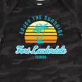 thumbnail image 4 of Inktastic Summer Enjoy the Sunshine Fort Lauderdale Florida in Blue Boys or Girls Baby Bodysuit, 4 of 5