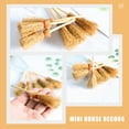 thumbnail image 4 of WRISTBIQUE 6Pcs Mini Brooms Crafts Beech Brown Home Decor Dollhouse Accessories, 4 of 11