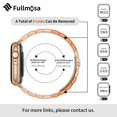 thumbnail image 4 of Pulseras Fullmosa de acero inoxidable Apple 41/40/38 mm Rose, 4 of 8