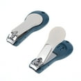 thumbnail image 5 of Unique Bargains 1 Pc Round Tail Nail Clippers Toenail Clippers 2.56"x1.06" Dark Blue, 5 of 7