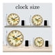 thumbnail image 2 of Reloj de pared de madera con números romanos de estilo retro decoración del hogar, reloj de cuarzo silencioso, 2 of 6