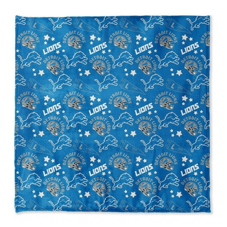 Pegasus Detroit Lions 108" x 108" Victory Pennant Ultra Cozy Family Blanket