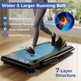 thumbnail image 5 of Resenkos 3-in-1 3HP Folding Treadmill with App Control & Speakers - Black, 5 of 8