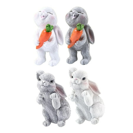 

4pcs Cartoon Rabbit Shaped Hooks Punch Free Door Hooks Clothes Bag Coat Organizer Hanging Sundries Adhesive Hook (Four Patterns)