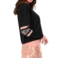 thumbnail image 5 of Women's Lucky in Love Metallic Long Sleeve, 5 of 6