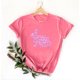 thumbnail image 4 of Mujeres Manga Corta de Verano Tops Pascua Impresa Cuello Redondo, Blusa de Moda Casual para la Primavera, 4 of 4