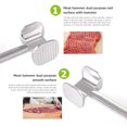 thumbnail image 3 of Aleación de aluminio de martillo de carne suelta de doble cara para accesorios de cocina L Ehuebsd Libre de BPA, 3 of 8